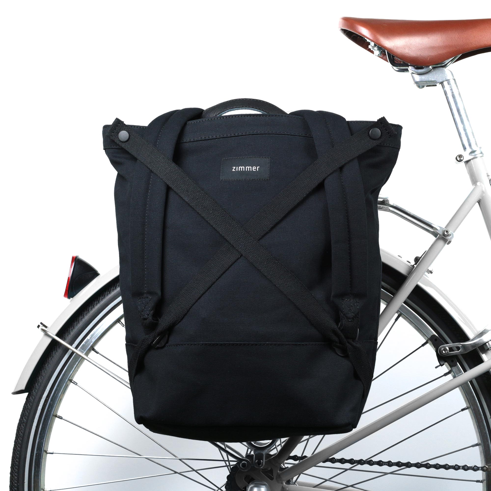 fahrradtasche rucksack winnipeg am fahrrad schwarz