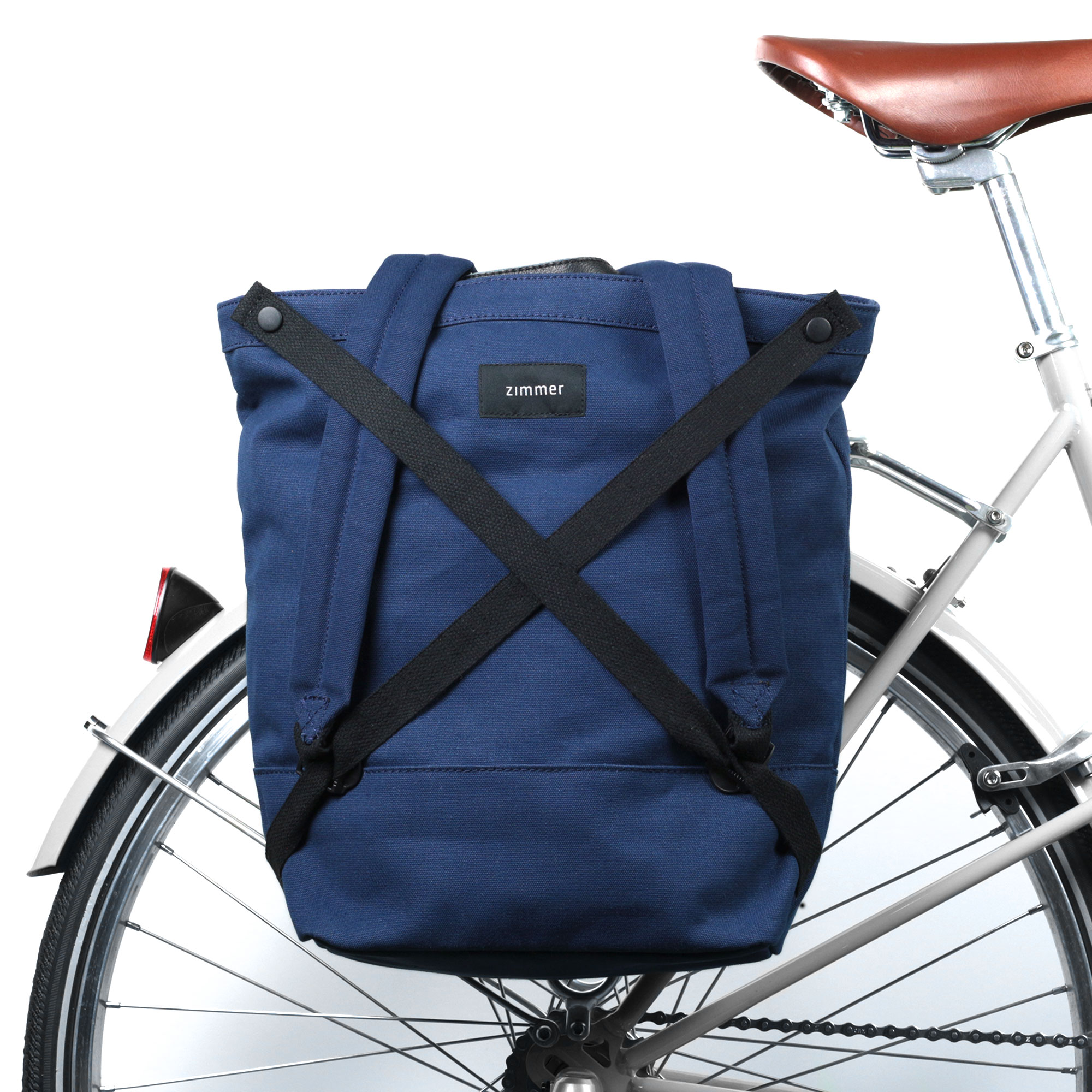 fahrradtasche rucksack winnipeg am fahrrad blau